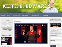 Tablet Screenshot of keithedwards.com